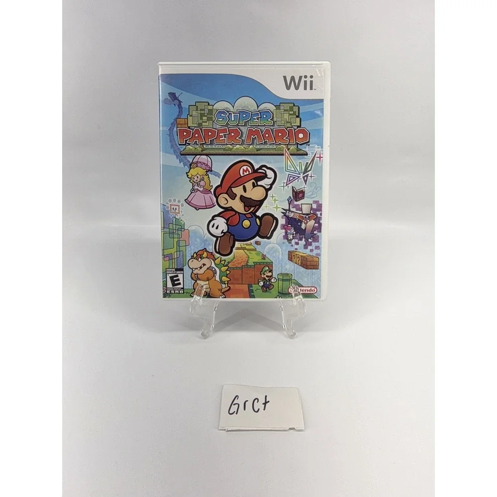 Super Paper Mario (Nintendo Wii, 2007) CIB Complete - W manual/inserts